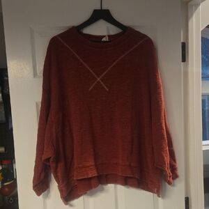 We The Free Burnt Orange Sweater
